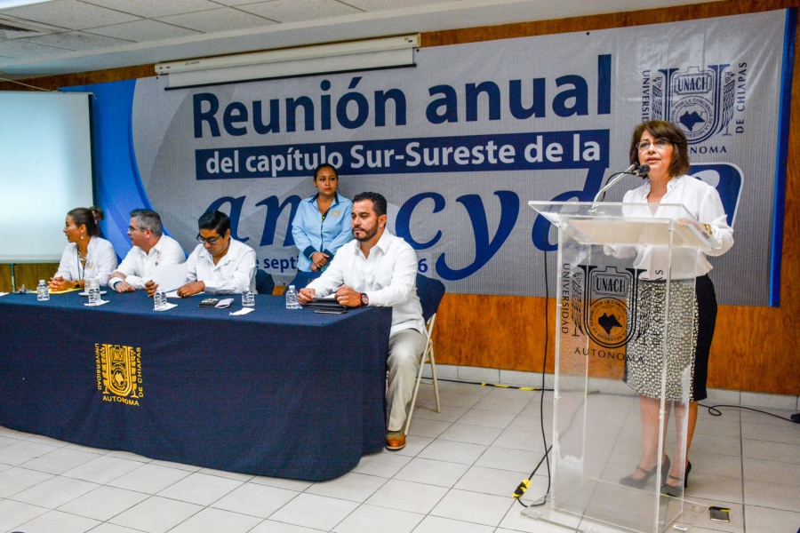  Realiza UNACH Reunión Anual del Capítulo regional sur-sureste de la AMECyD
